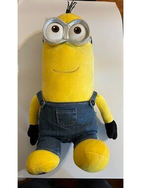 Minions Build-A-Bear Plush Toy With Goggles & Denim Outfit 18"